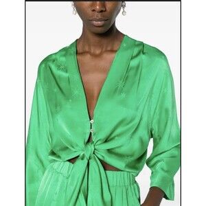 FORTE_FORTE  Star-Jacquard Blouse Size II | US Medium